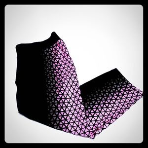 NWT Black Pink Leggings Size S
